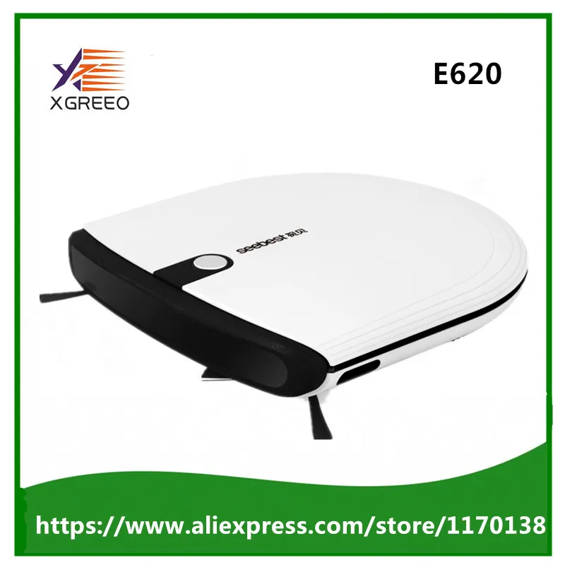 

Super Slim Mini Robotic Vacuum Cleaner 6.3cm Height with 2 Side Brush Aspirador Robot, Seebest E620 MOMO 3.0