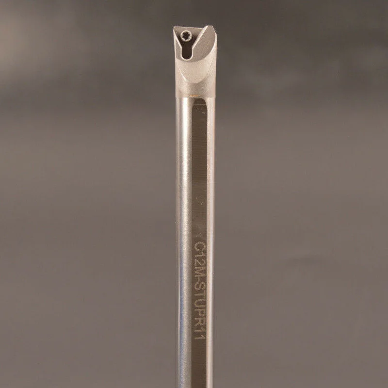 

1 Piece Tool Holder TS- C12M-STUPR11 Solid Carbide Tungsten Steel For TP**11 insert With T8 Wrench 12mm Diameter