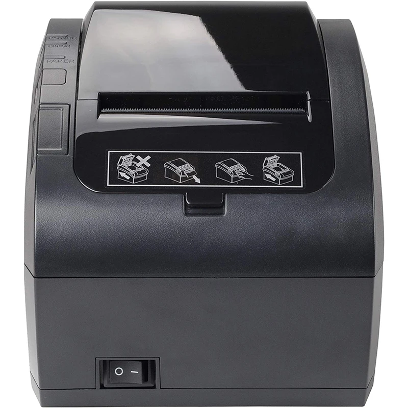 80mm Thermal Receipt Printer Automatic cutter Restaurant Kitchen POS