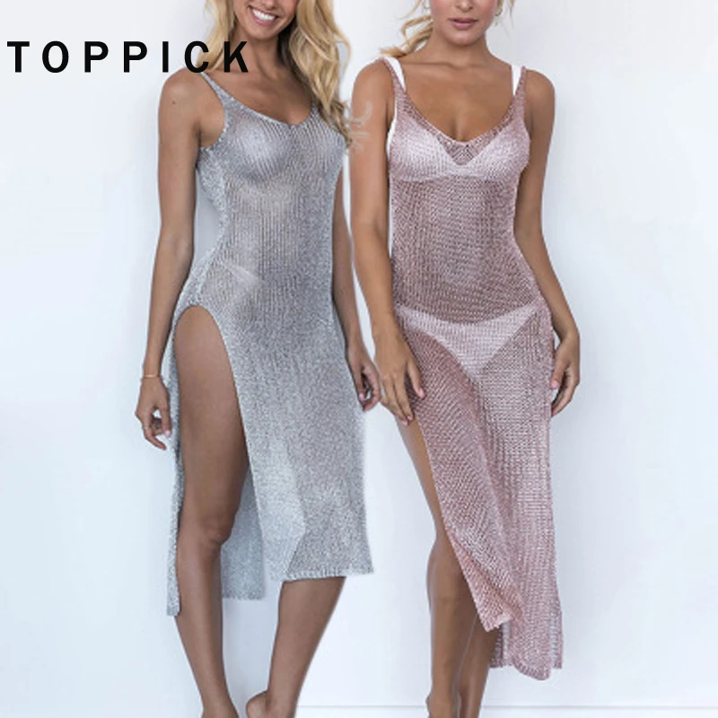 

Swimwear Women Sexy Mesh Beach Cover Up Swimsuit Bikini Cover Up Bathing Suit Summer Beach Dress Knitting Beach Wear Pareo Beac