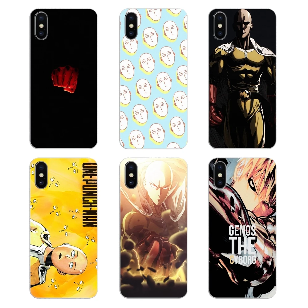 Strong Anime One Punch Man Saitama Genos InHyuk jp Silicone Skin Case For LG G7 Q6 Q7 Q8 Q9 V30 X Power 2 3 OnePlus 3T 5T 6T |