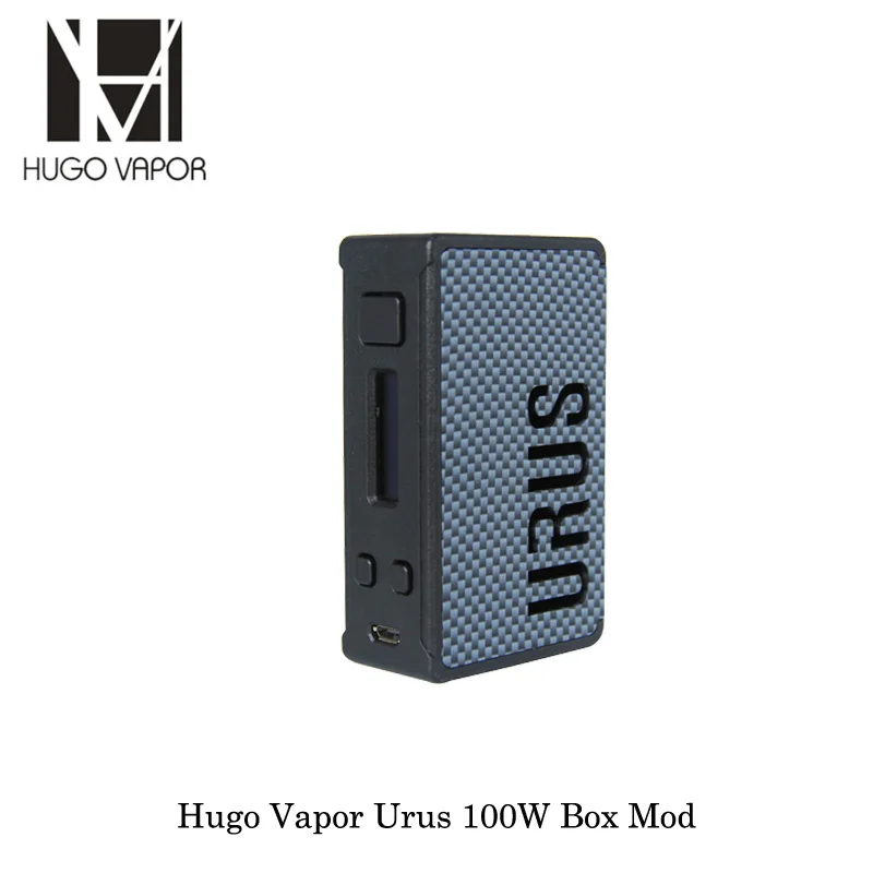 Электронные сигареты Hugo Vapor Урус 100 Вт Box Mod Vape создано Двойной 18650/20700/21700 батареи