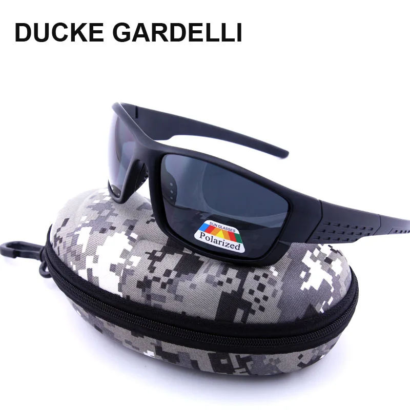 

DUCKE GARDELLI military promotion Polarized Sunglasses Men driving Sun Glasses Gafas oculos de sol lunettes with camouflage case