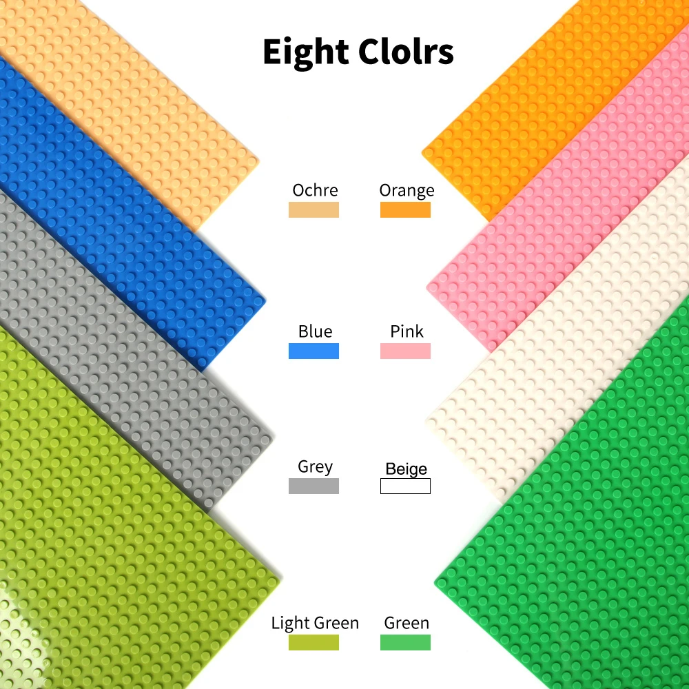 8 Color 32*32 Dots Base Plate for Small Bricks Baseplate Board Compatible Legoing figures DIY Building Blocks Toys For Children 8 Color 32*32 Dots Base Plate for Small Bricks Baseplate Board Compatible Legoing figures DIY Building Blocks Toys For Children