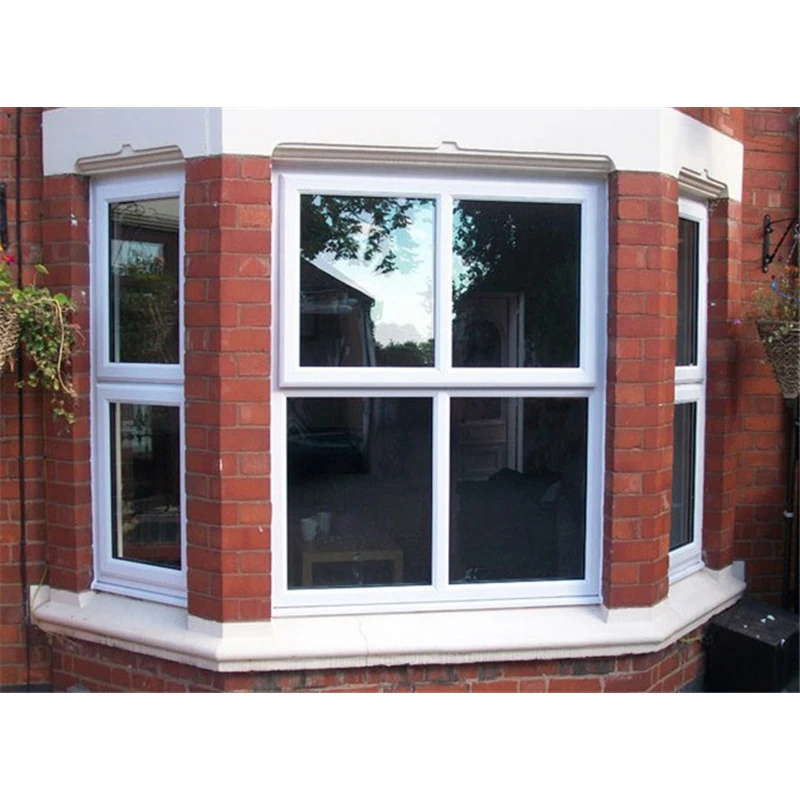 China cheap house UPVC bay windows for sale on Alibaba