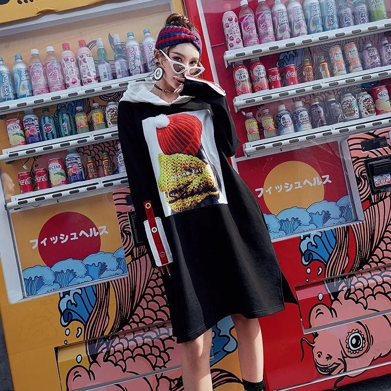 Шикарные женские платья Max LuLu в Корейском стиле уличная одежда панк зимние
