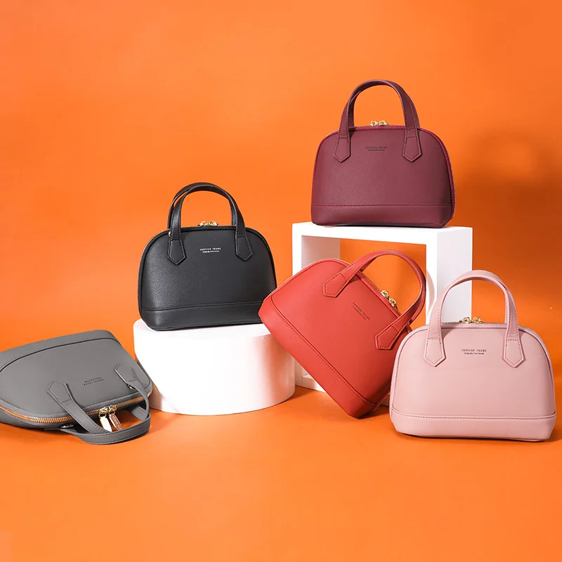 Goedkoop Merk Designer Shell Schouder   Handtas Voor Vrouwen Zacht Synthetisch Leer Messenger Crossbody Vrouwelijke Tas Dames Tote Sac