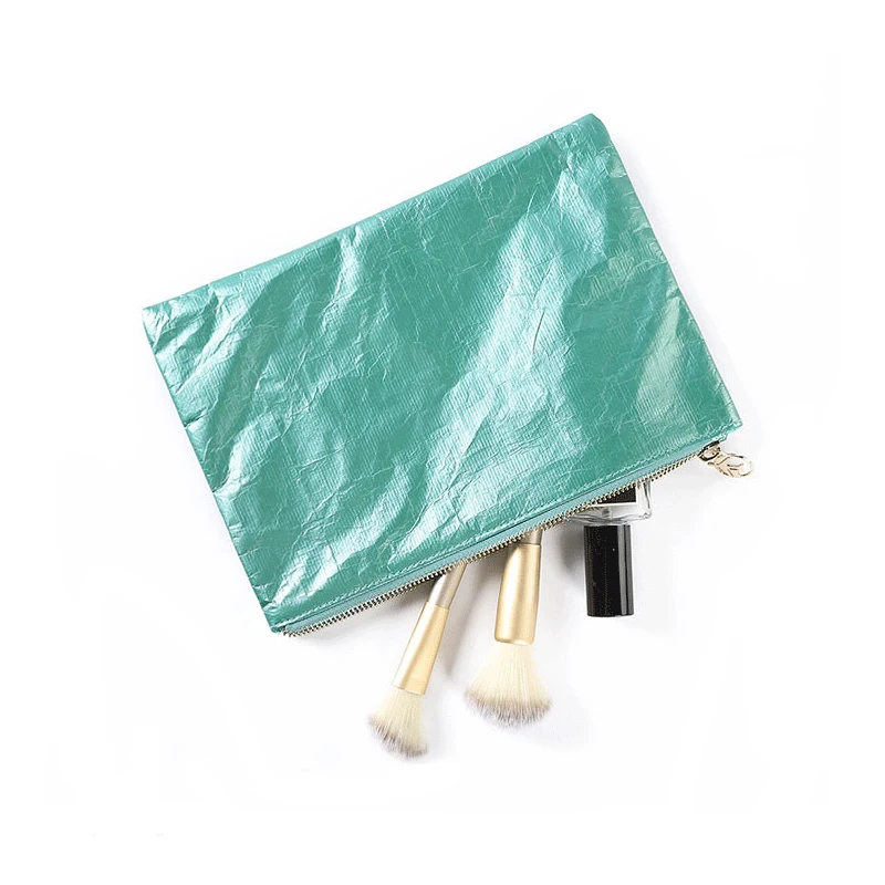 

DuPont Paper Cosmetic Bag Lady Toiletry Bag beauty Women clutch makeup bag Envelope bag