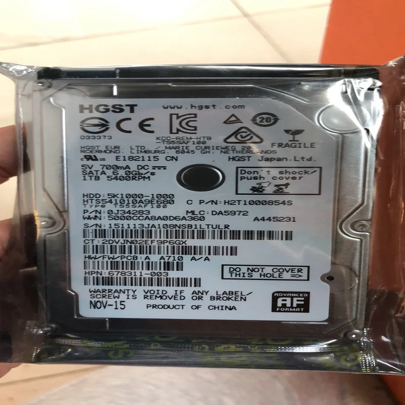  Nuevo HGST 25 