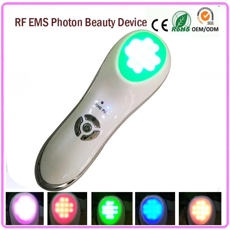 

Home Use 5 Led Photon Light Therapy Collagen Stimulation Anti Aging Freckle Wrinkle Acne Removal  Facial Firming Beauty Machine