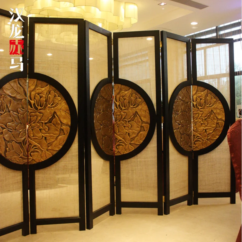New chinese style classical furniture space partition screen reredos