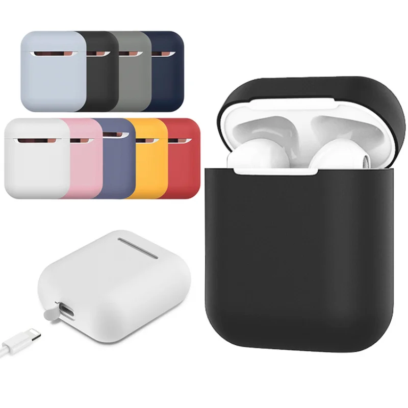 

For Apple Airpods Protection Case New Liquid Silicone Drop Sleeve for Airpods Protective Cover for Wireless Bluetooth Headset