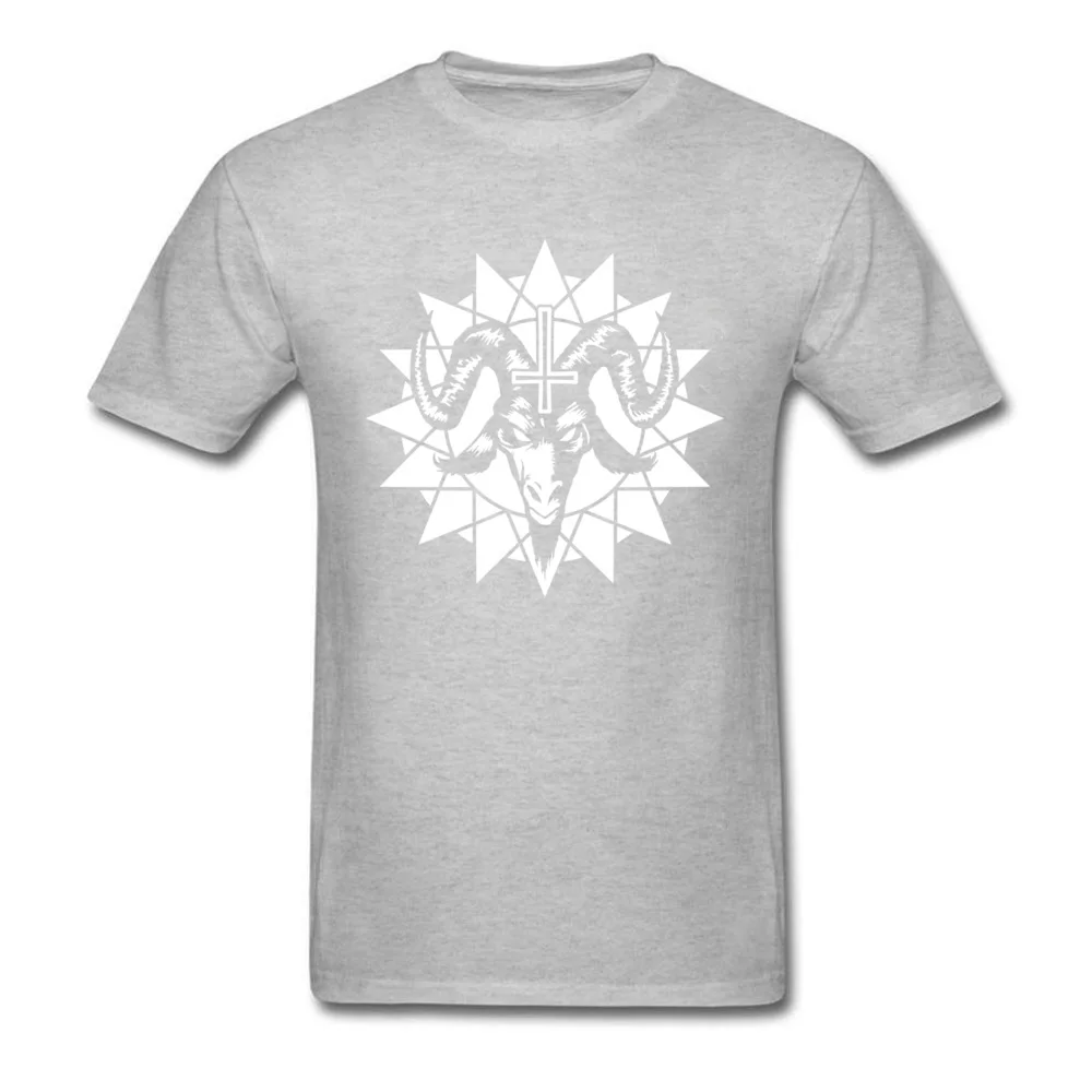 Satanic Goat Head with Chaos Star (white)_grey