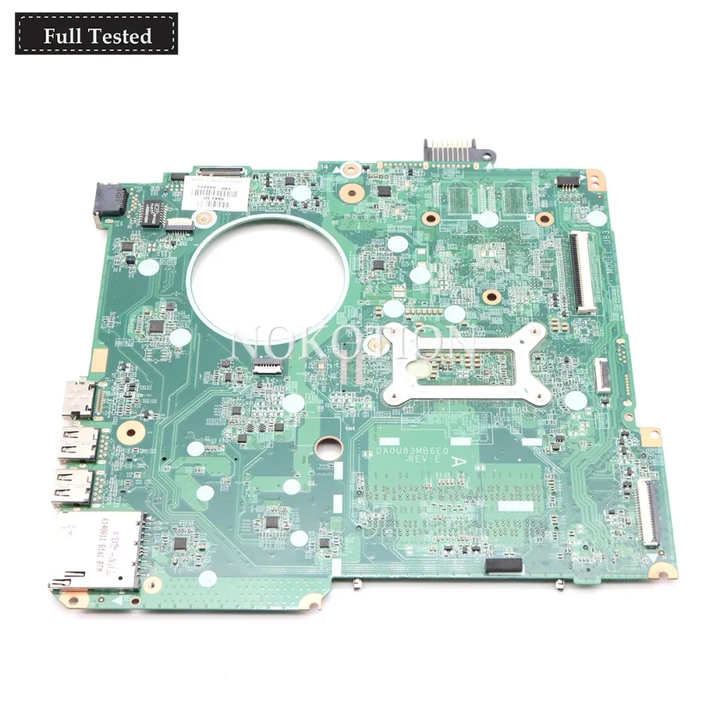 New  NOKOTION DA0U83MB6E0 732086-001 732086-501 Main board For HP Pavilion 15-N Series Laptop Motherboar