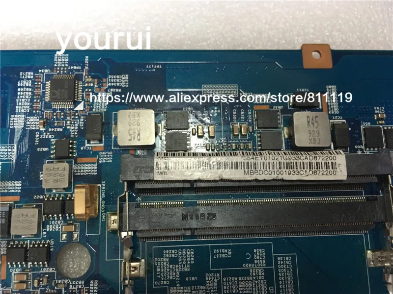 Yourui для Packard Bell Original TJ65 для материнской платы MBBDC01001 MB. BDC01.001 09220-1M 48.4bu04/01m DDR2
