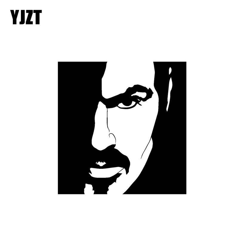 YJZT 11.6CM*12.7CM Adventure Awaits Vinyl Car Sticker Decals Black Silver Motorcycle C13-000575 photo