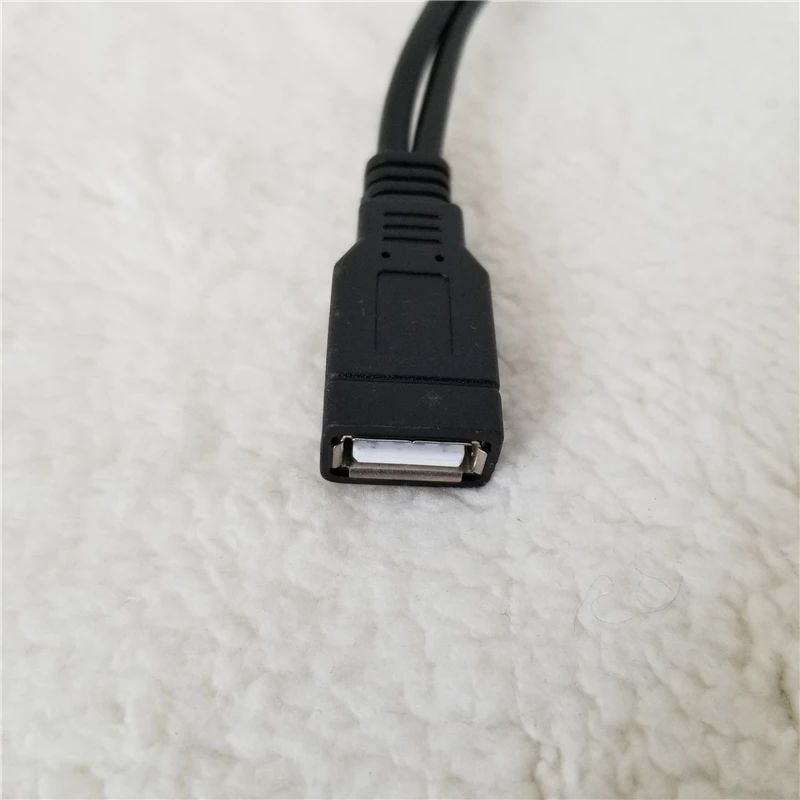 100 шт./лот USB 2 0 от 1 до разветвитель Кабель питания зарядного устройства Штекерный