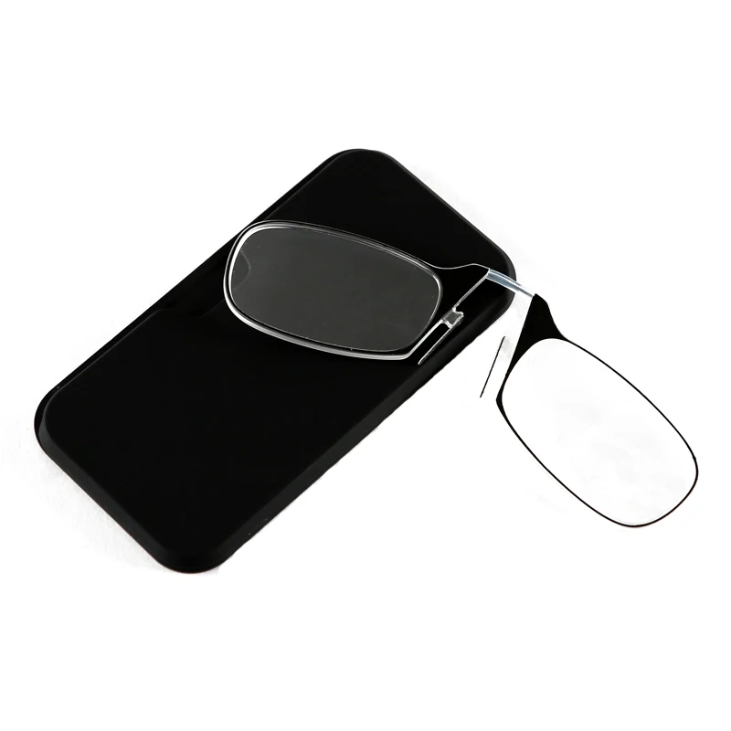 Ультра-светильник для чтения с клипсой для носа, для мужчин и женщин, можно наклеить мобильный телефон, портативные очки для чтения для пожилых людей