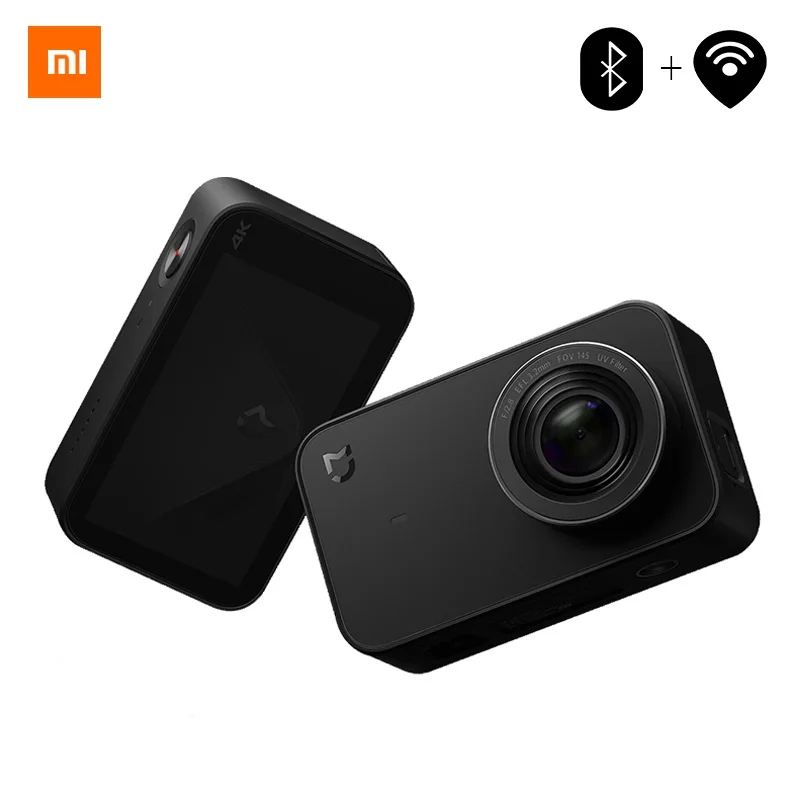 

Original Xiaomi Mijia Mini Action Digital Camera 4KVideo Recording WiFi Cameras 145 Wide Angle App Control 2.4 Inch Touch Screen