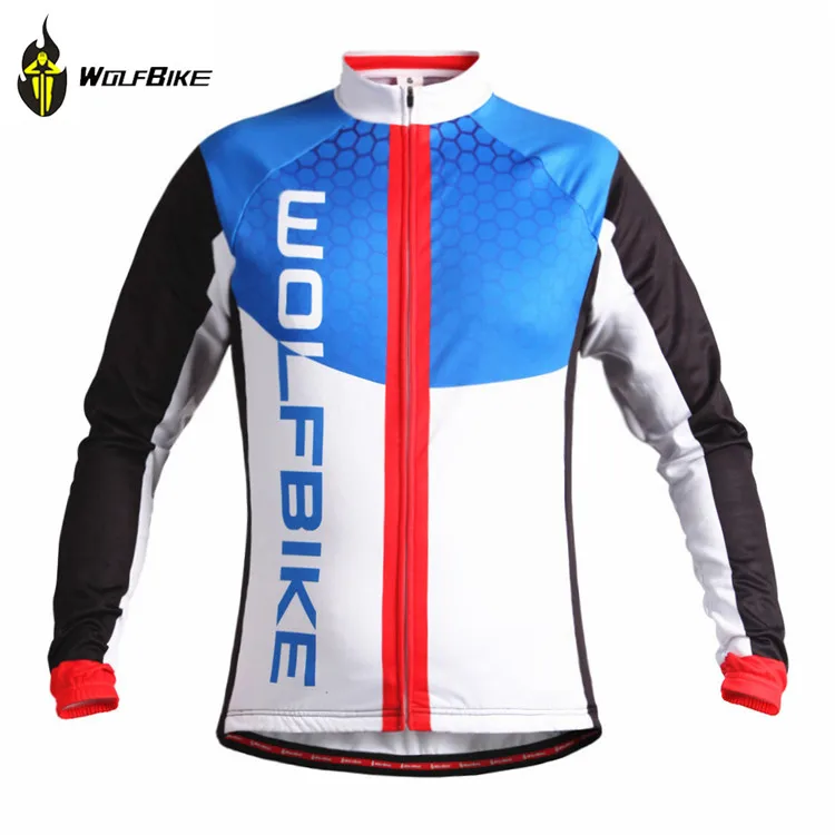 

WOSAWE Thin Fleece Mountain Bike Jersey Bicycle MTB Breathable Clothing Long Sleeve Shirt Cycling Jersey camisa ciclismo