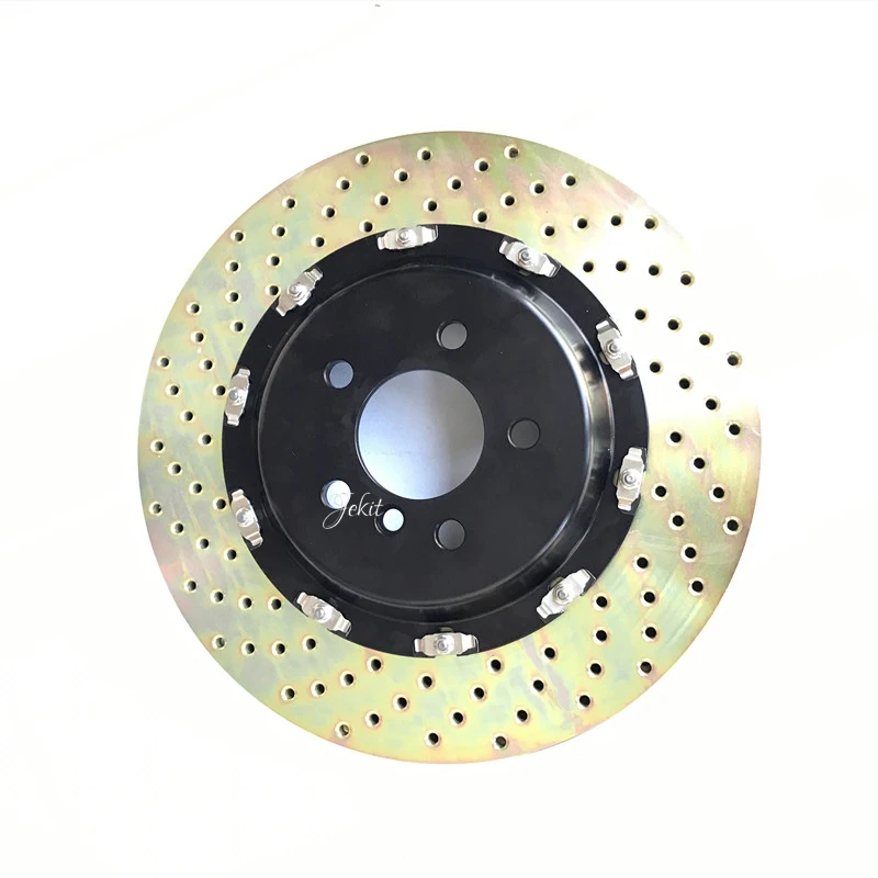 Автомобильные тормозные ротора 380*34 мм пробуренных диск с плавающей крышки центра для производительности GT6 с 6 горшков тормоз суппорт
