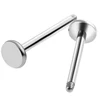 Pièces de barre de Labret en titane G23, tête filetage, 16g, 14g, pour le perçage des lèvres, remplacement uniquement ► Photo 2/6