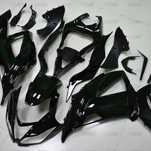 Zx6r 2013- кузов ниндзя Zx-6r 13 14 обтекатель Zx6r глянцевый черный обтекатель