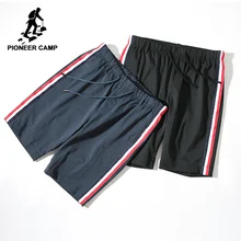 Пионерский лагерь тонкие летние мужские шорты кэжуал брендовая одежда ленты украшения короткие мужские качественные стрейч бермуды ADK803143