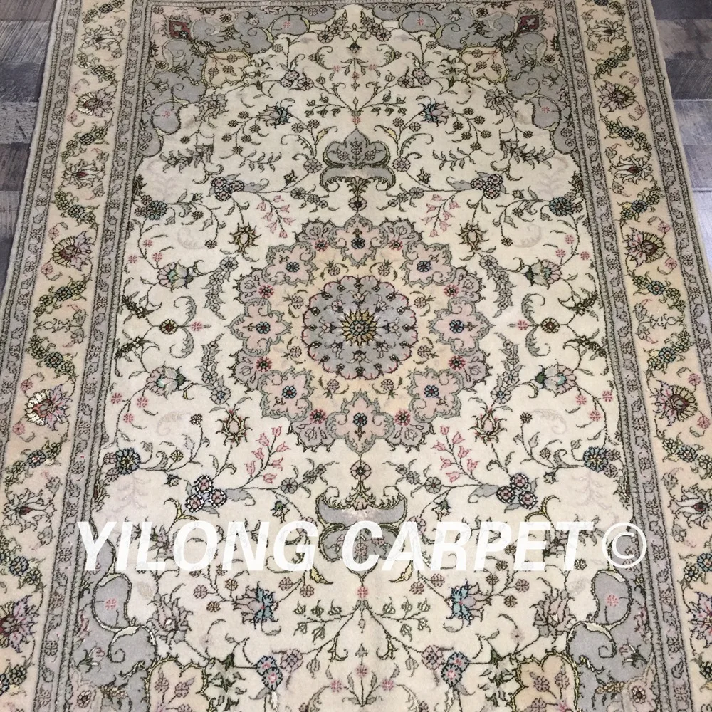 Yilong 4 'x 6' украшение для дома в восточном стиле ручной работы Цветочный