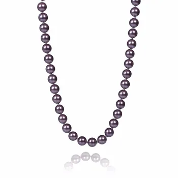 

New Simple Classic Purple Mop Necklaces Chocker Jewelry For Christmas Gifts