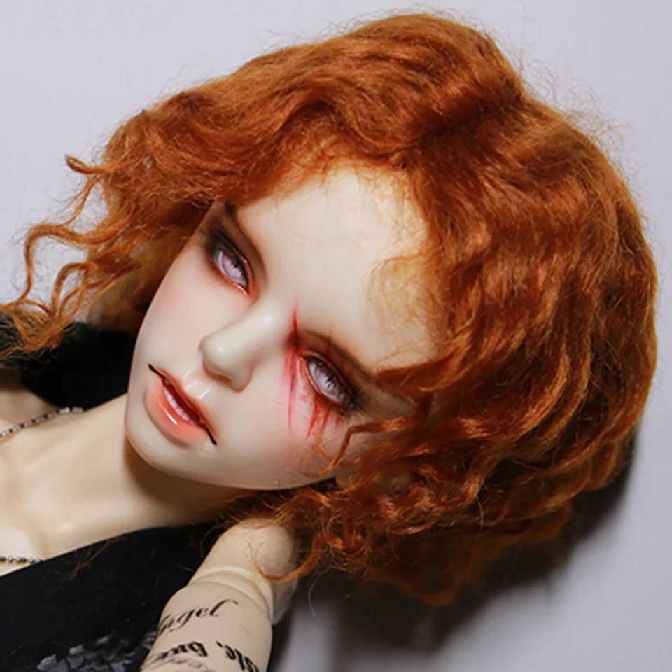 Cateleya BJD кукла парик sd кукла мужская кукла моделирование редиска красный 1/6 1/4 1/3 дядюшка кудрявые короткие волосы кукла аксессуары