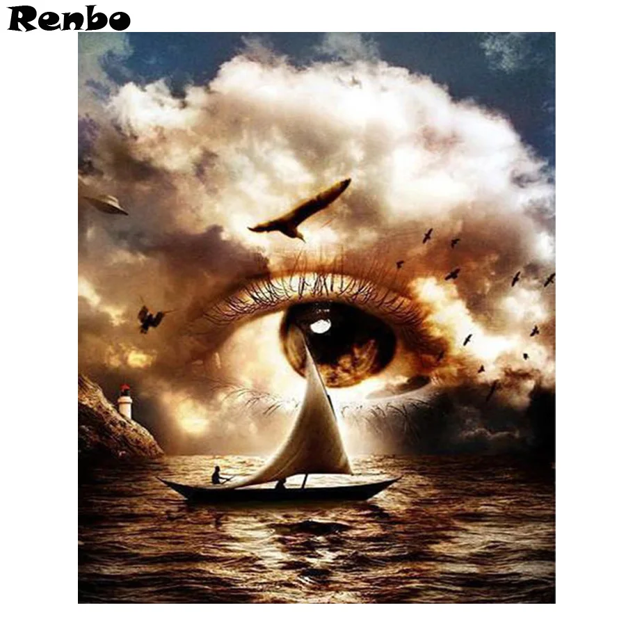 

5D DIY Diamond Painting Landscape Abstract pattern Diamond Mosaic Embroidery Kit Cross Stitch Eyes Handicraft Wall Art Pictures