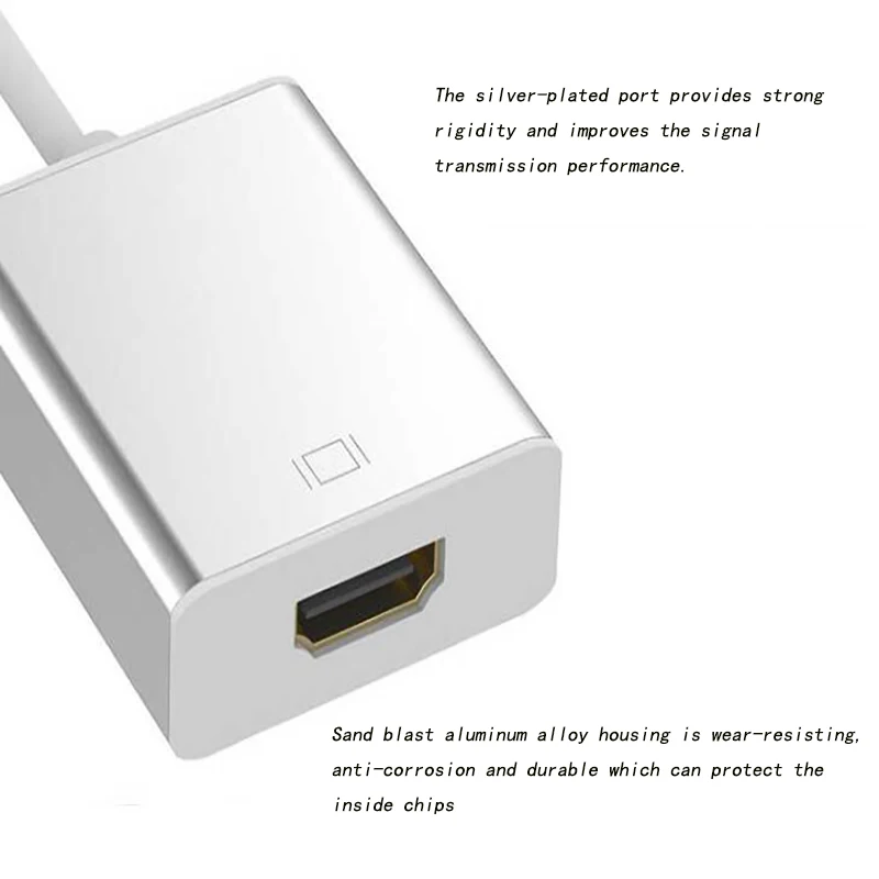100 шт./лот brsuang USB3.1 Тип с разъемами типа C и HDML адаптер 4 K HDMI конвертер многопортовый адаптер для iPhone Macbook Chromebook, подходят ко всем андроидам, устройство