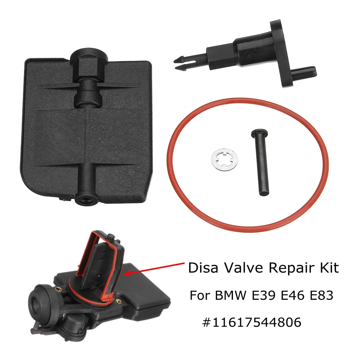 Comprar Colector de admisión de DISA Kit de reparación de la válvula de BMW 11617544806 para E39 E46 E83 325i 525i M54 2,5, 2001 2006