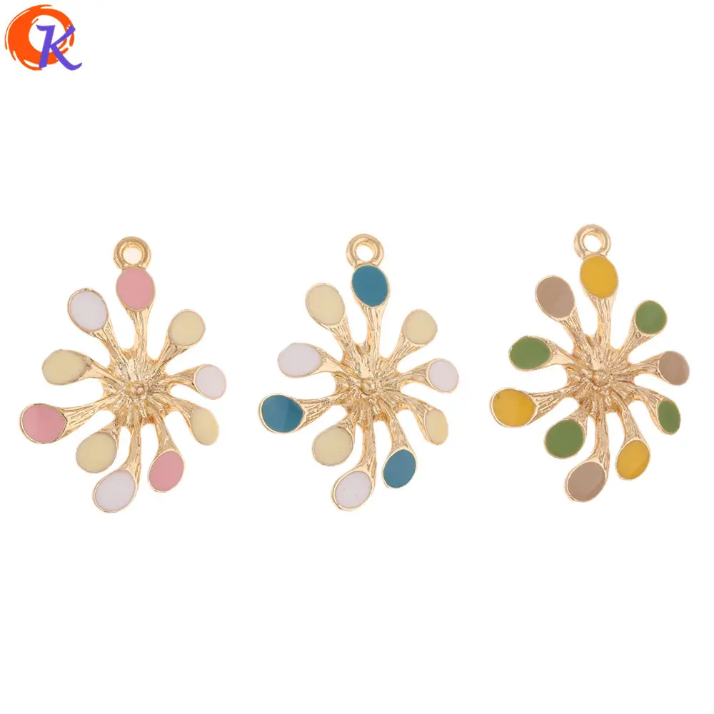 

Cordial Design 60Pcs 24*34MM Jewelry Accessories/Earrings Parts/Flower Shape/DIY Jewelry Making/Hand Made/Earring Findings