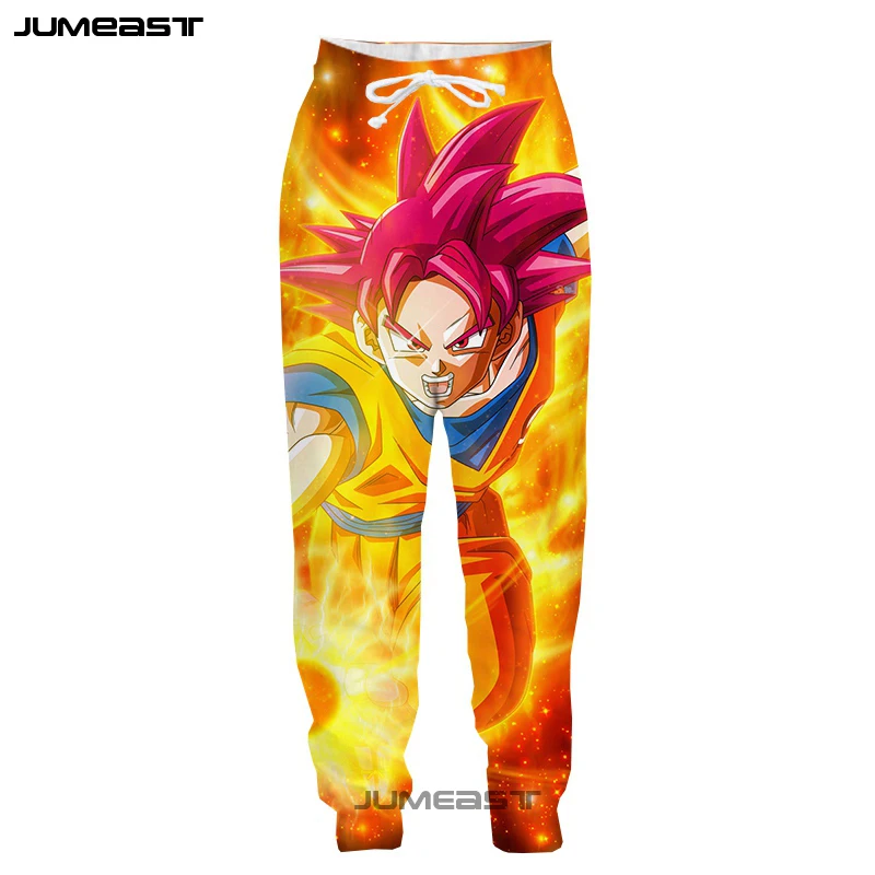 Jumeast новые модные 3D брюки серии Dragon Ball персонажи Вегета Majin Buu Decory God Harajuku стиль новинка Повседневные длинные штаны