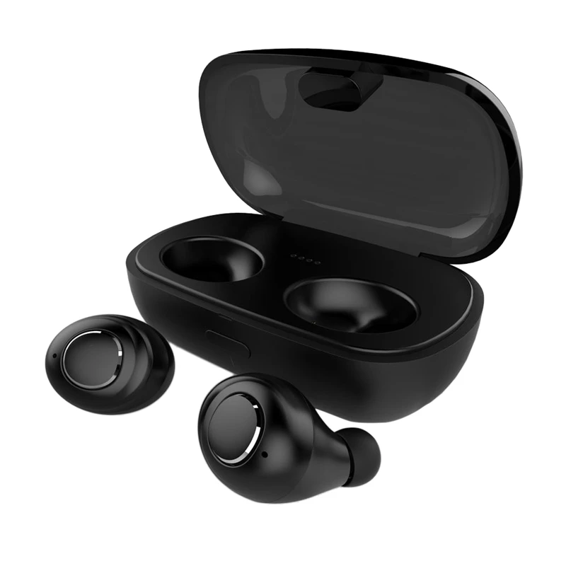 

TWS Bluetooth 5.0 Headset Wireless Earphones IPX5 Waterproof Earbuds with Charging base for iPhone Samsung xiaomi Android Phones