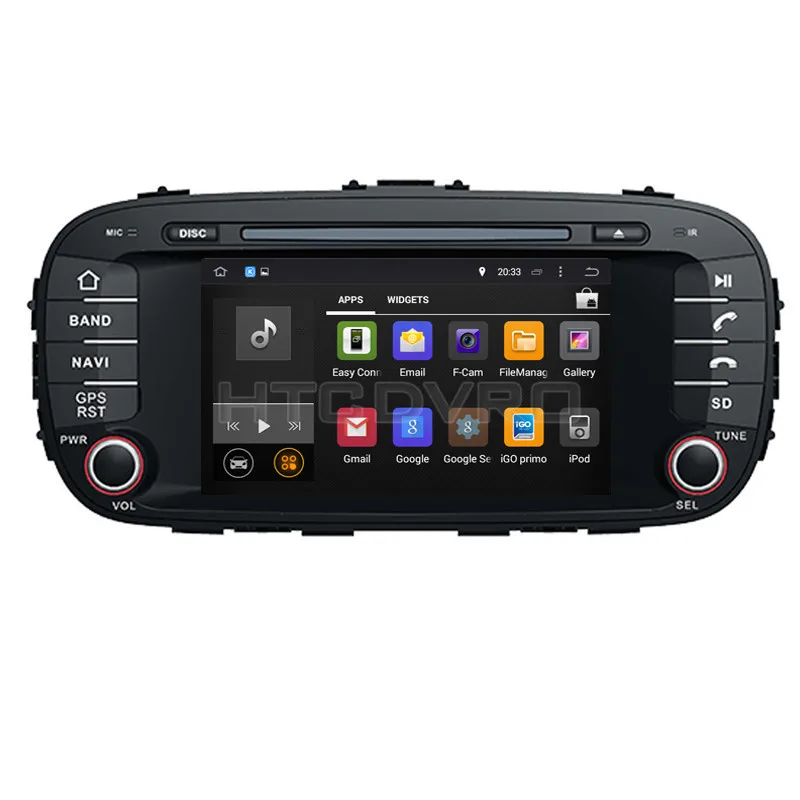 Top YMODVHT 7inch 4G Octa Core Android 9.0 7.1 Car DVD Player for Kia Soul 2014-  GPS Navigation Auto RDS Radio Audio Video Stereo 2