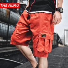 Хип-хоп мужские шорты Карго Харадзюку с несколькими карманами, короткие уличные мужские летние повседневные шорты, свитшоты WG315
