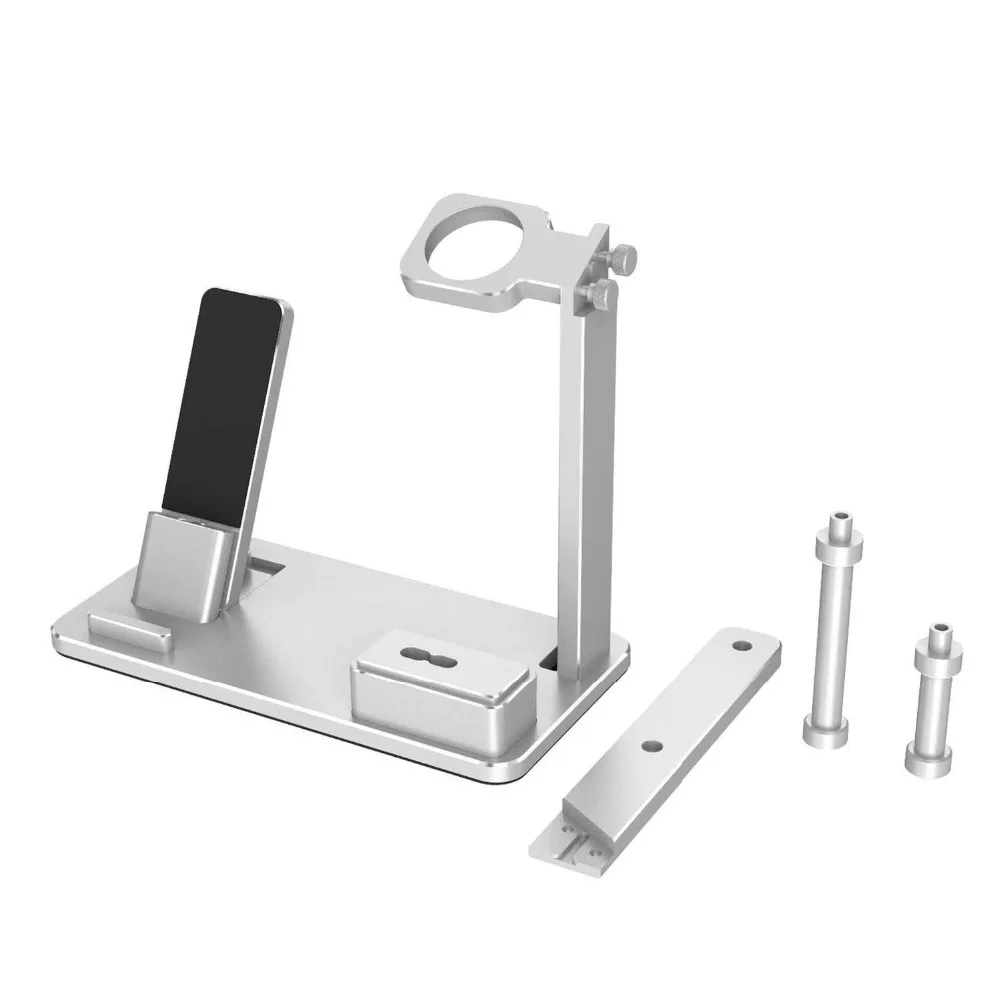 Зарядная док станция Besegad для AirPods iPad Apple Watch iWatch серии 1 2 3 4 38 мм 42 iPhone 7 8 X Plus 6s