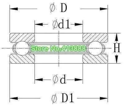 F2-6M 2*6*3 мм осевые шариковые упорные подшипники 2 мм x 6 мм x 3 мм F2-6 м Высокое качество бренд