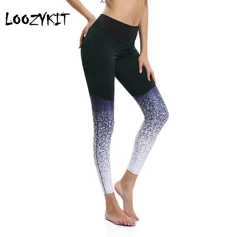 Loozykit Женские Бесшовные штаны для спортзала Леггинсы йоги и фитнеса