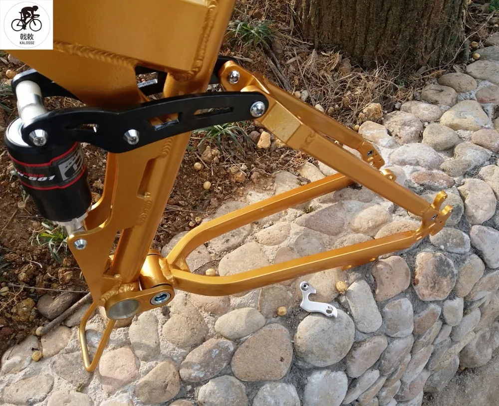 Excellent Kalosse BB 68mm  Mountain bike   folding  frame    electrical  mountain bike frame   electric  bicycle frame   17inch 9