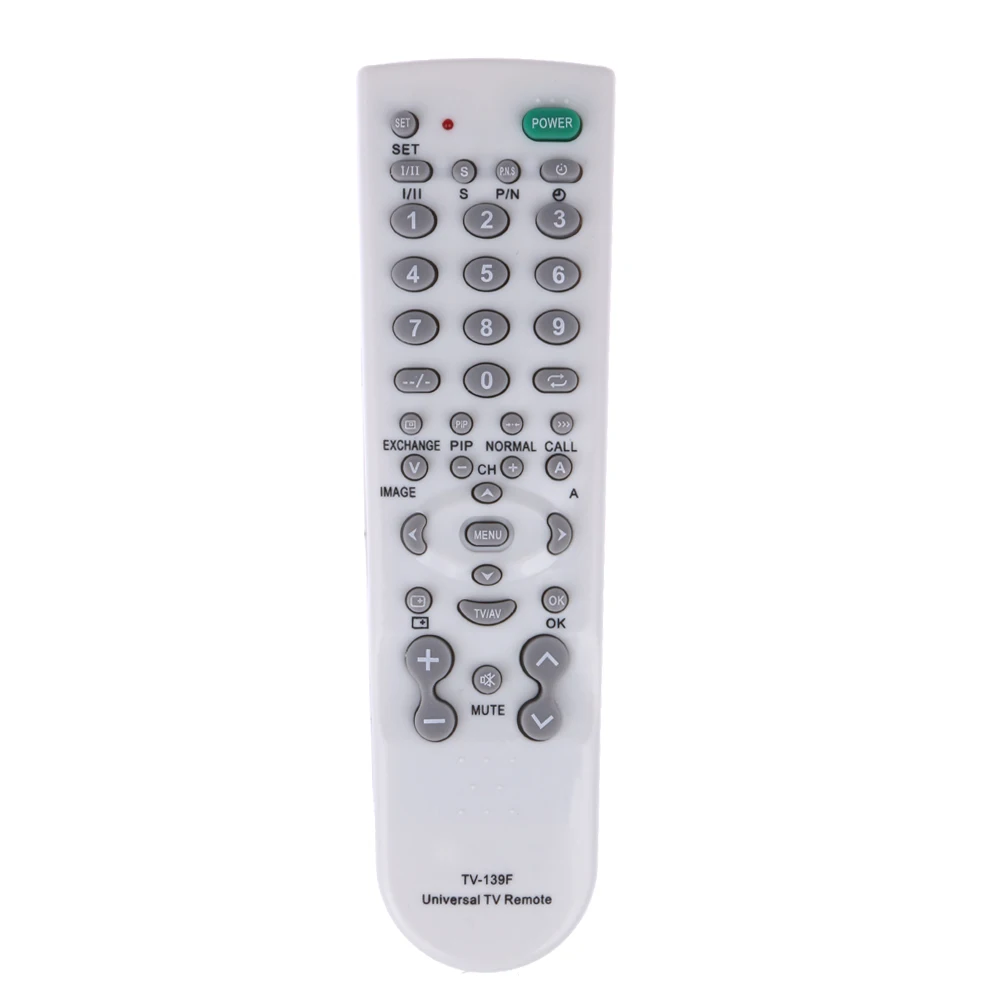 

Portable Super Version Universal TV Remote Control Replacement TV Remote Control Unit White For All Most All TV Television