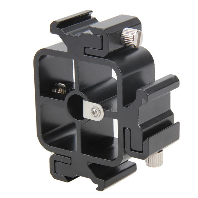 1Pc Portable 3 in 1 Tripod Hot Shoe Mount Adapter Camera Flash Fixed