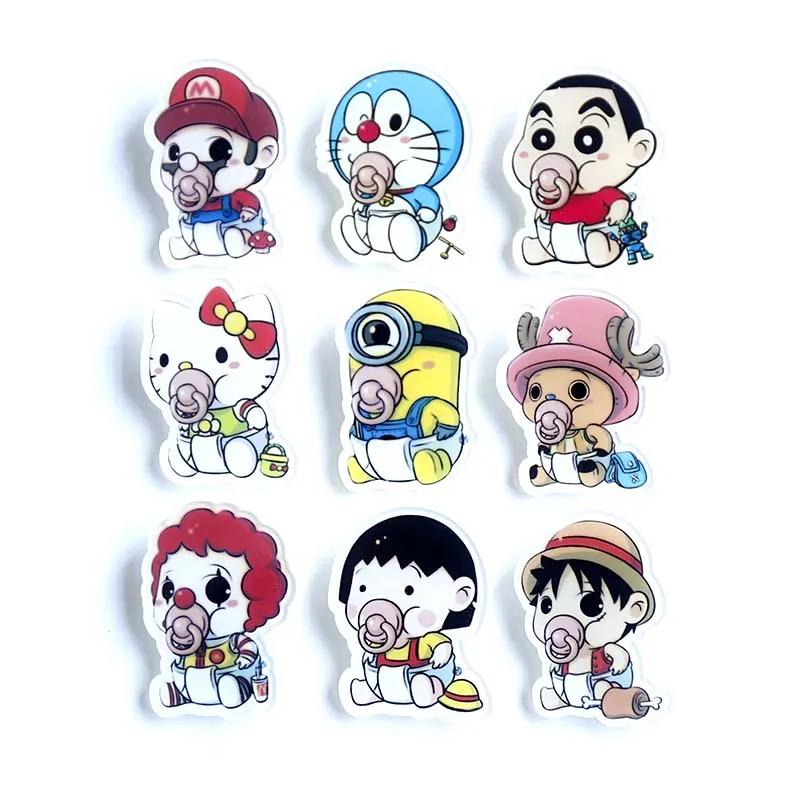 

Nengdou Y32 Anime Icon Cartoon Badges Cute Pins For Clothes Acrylic Brooches Anime Badges Children Backpack Icon Accessories