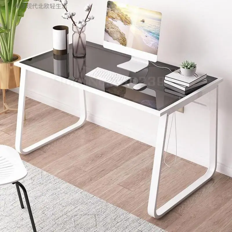 

Designing Desktop Tempered Glass Office Of Typhoon Computer Modern Simple Student Desk Household Economical Desk Table