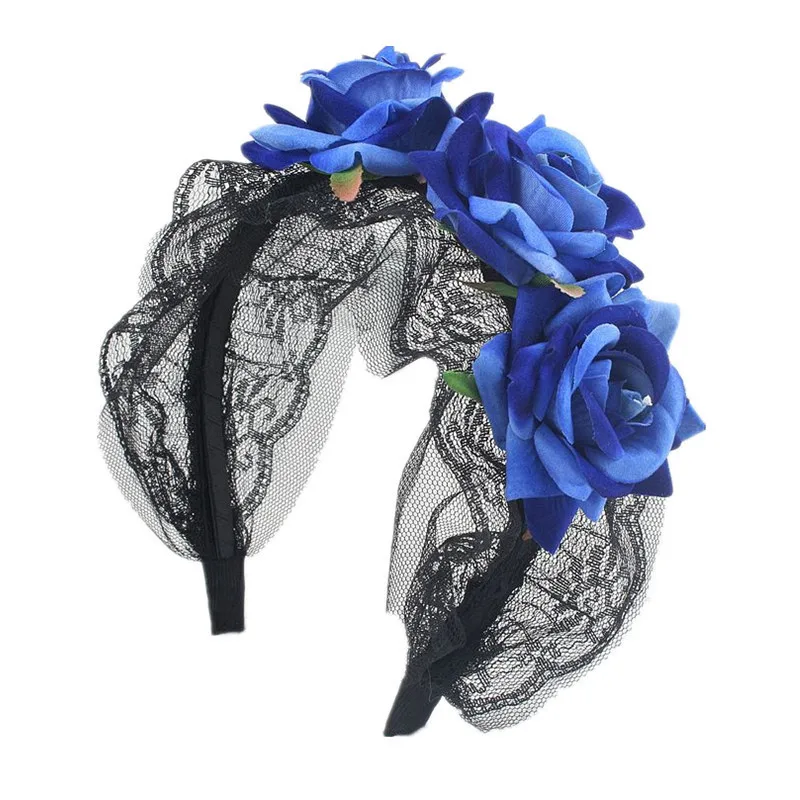 Sitaicery Sexy Lace Hairband Headband Hair Hoop For Girls Women Hair Bands Halloween Party Headdress Gifts Headwear Accessories - Цвет: 1
