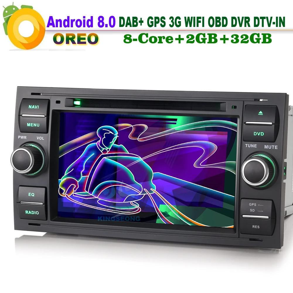 Perfect Android 8.0 DAB+Autoradio Car Multimedia Player GPS CD OBD Radio DTV-IN WiFi Sat Navi for Ford Focus Mondeo Fusion C-Max S-Max 0 Perfect Android 8.0 DAB+Autoradio Car Multimedia Player GPS CD OBD Radio DTV-IN WiFi Sat Navi for Ford Focus Mondeo Fusion C-Max S-Max 0