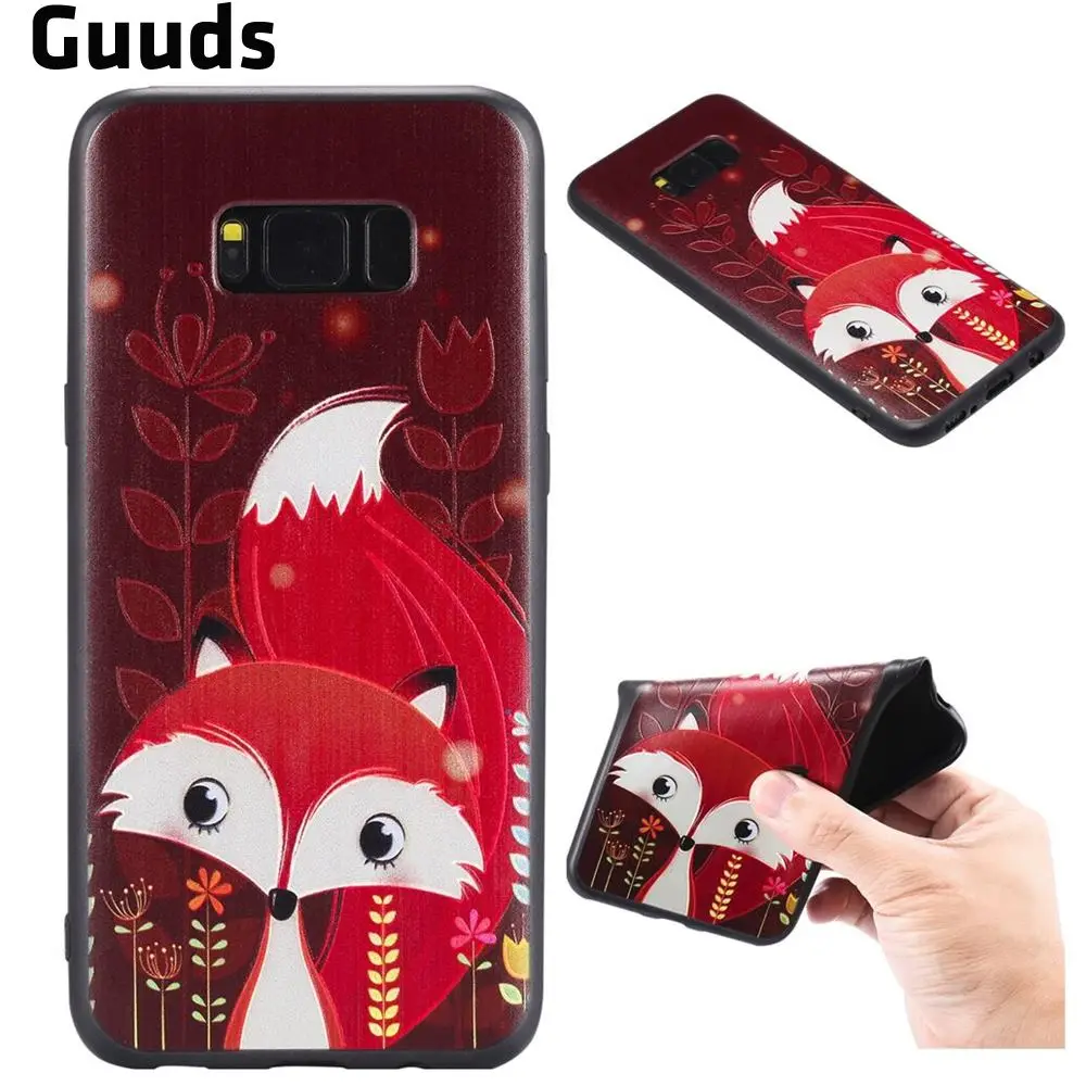 Для Samsung s8 Plus J3 J5 J7 2016 2017 Prime Note8 A3 A5 S7 s7edge + чехол 3D выступающий рельеф черный из ТПУ